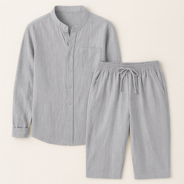 Nottingham | Herre let Two Piece sommer sæt - bomuld Beach Outfit