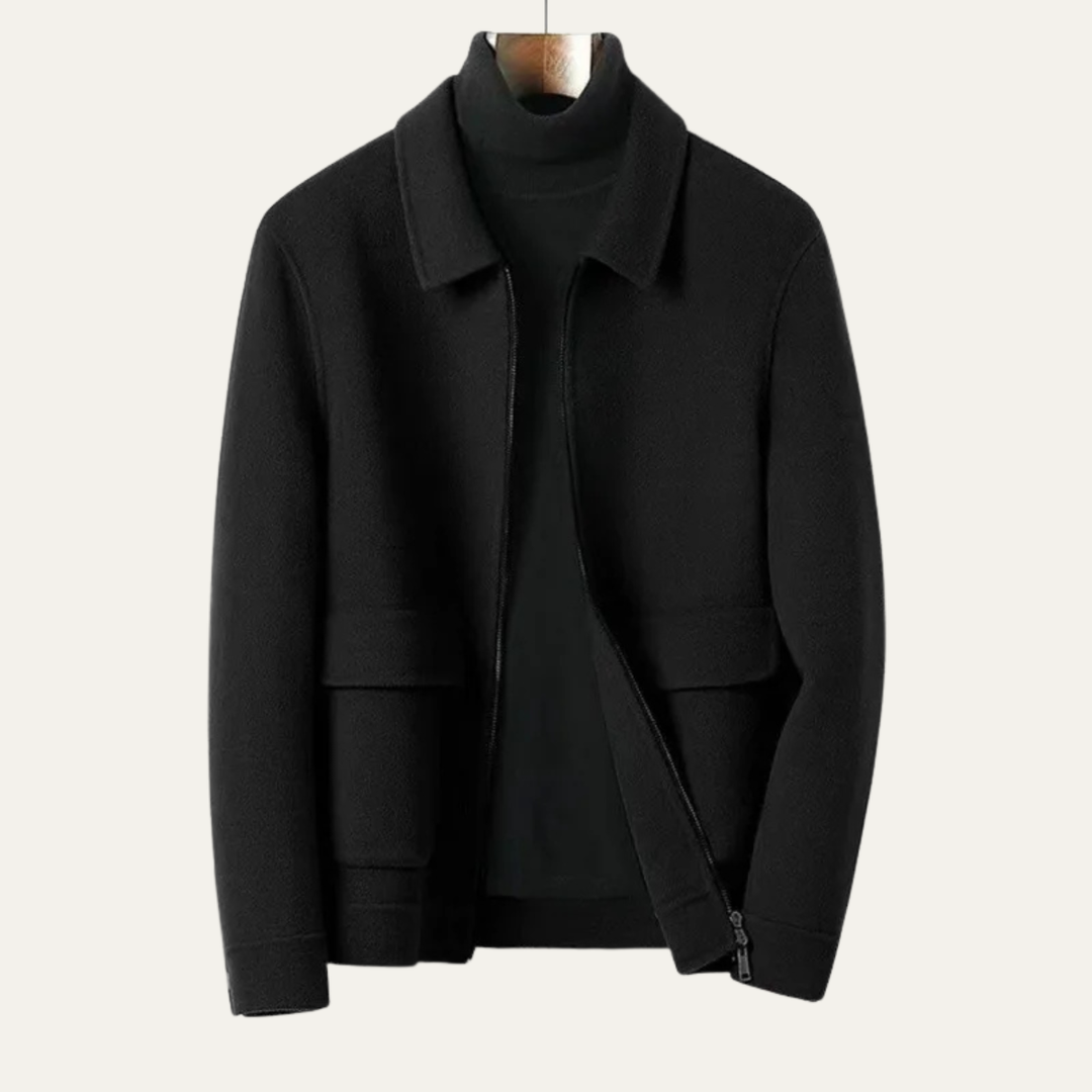 Freja Andersen | Herre afslappet Zip Up tyk vinter jakke
