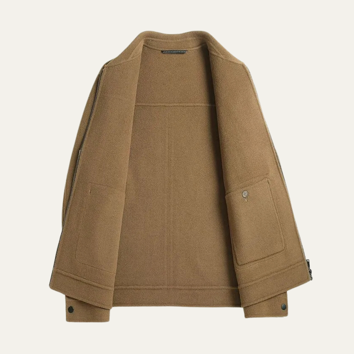 Freja Andersen | Herre afslappet Zip Up tyk vinter jakke