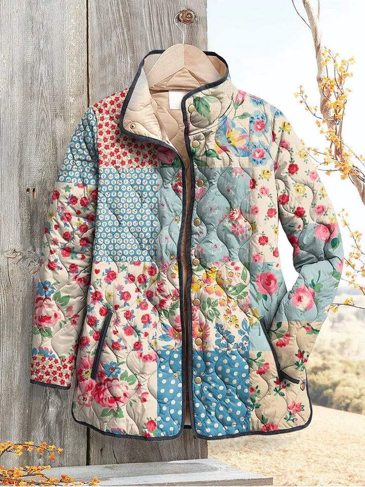 MILLICENT | RETRO BLOSSOM VATTERET JAKKE — 1