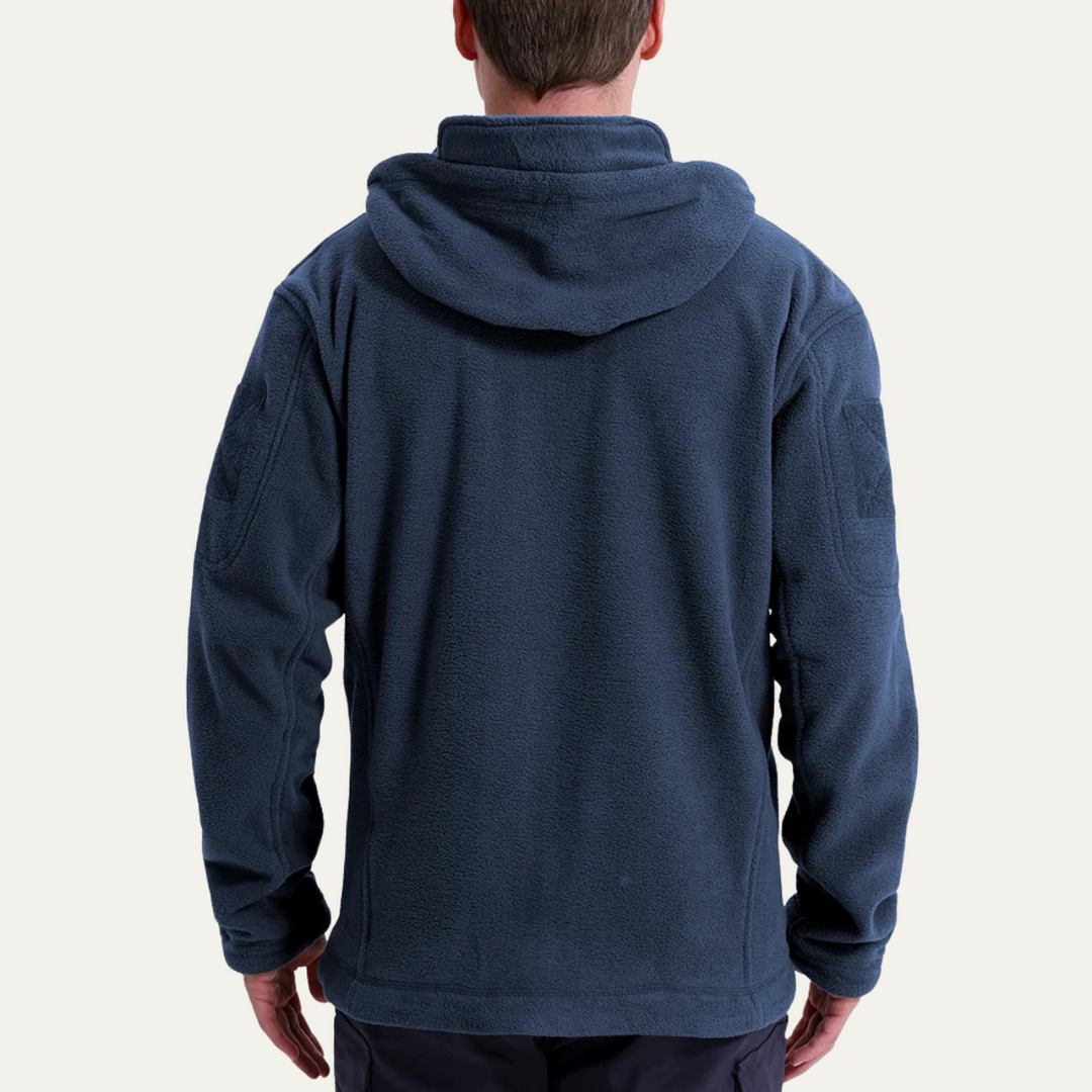 Freja Andersen | Herre vinter Fleece Tactical med hætte jakke