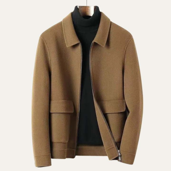 Freja Andersen | Herre afslappet Zip Up tyk vinter jakke