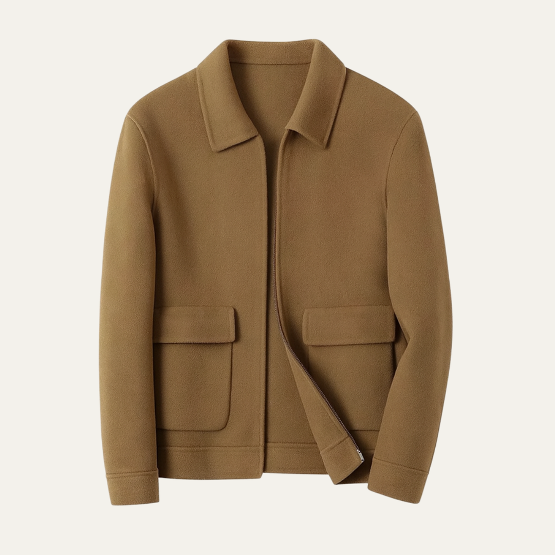 Freja Andersen | Herre afslappet Zip Up tyk vinter jakke
