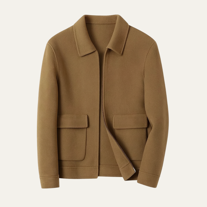 Freja Andersen | Herre afslappet Zip Up tyk vinter jakke
