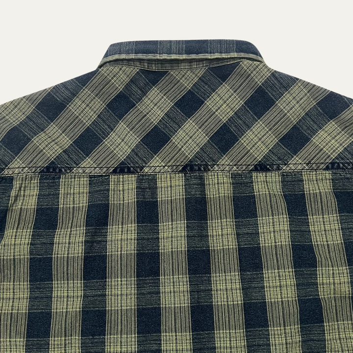 Hawthorne Creek herre vintage Plaid denim skjortejakke