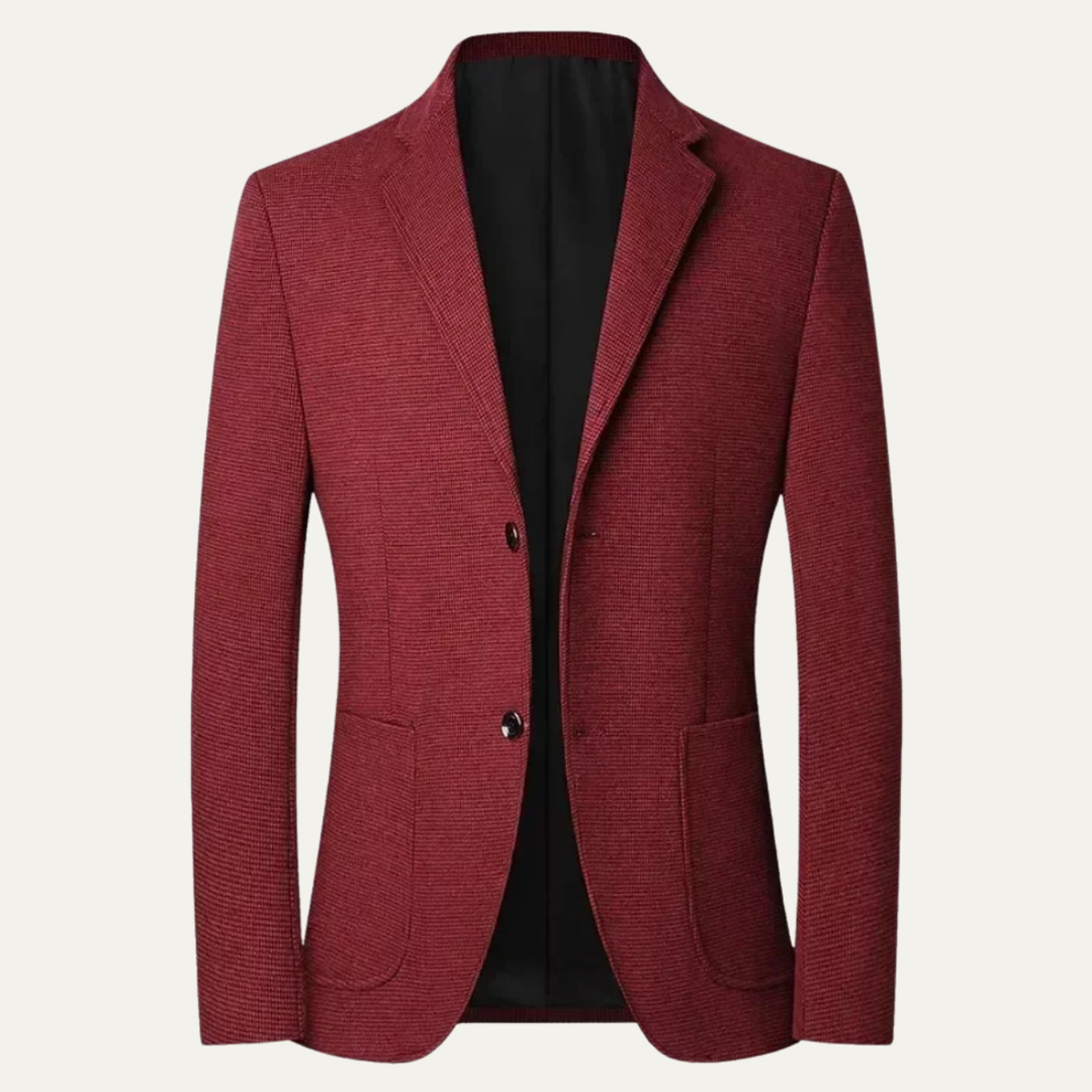 Freja Andersen | Herre stilren afslappet enkeltknappet jakkesæt blazer