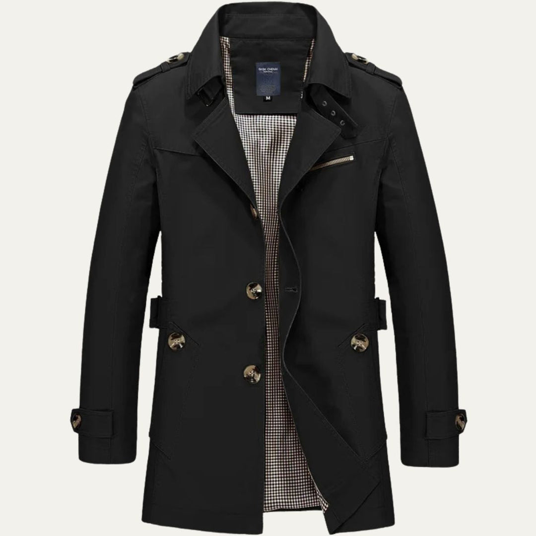 MauroIcardi elegant og stilfuld trenchcoat til mænd