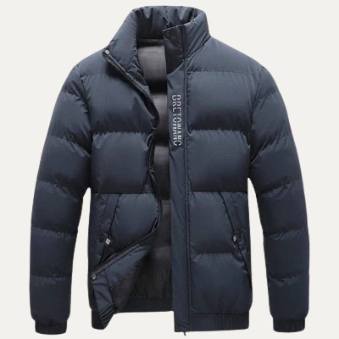 Freja Andersen | Herre vinter pufferjakke - varm tyk Padded frakke