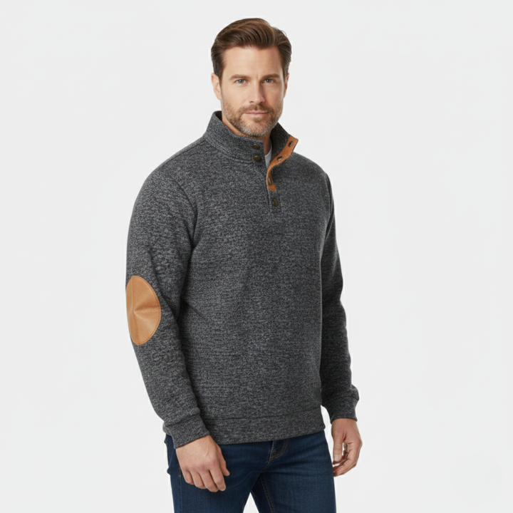 Tarvisio | Herre strikket Heritage trøje med Elbow Patches