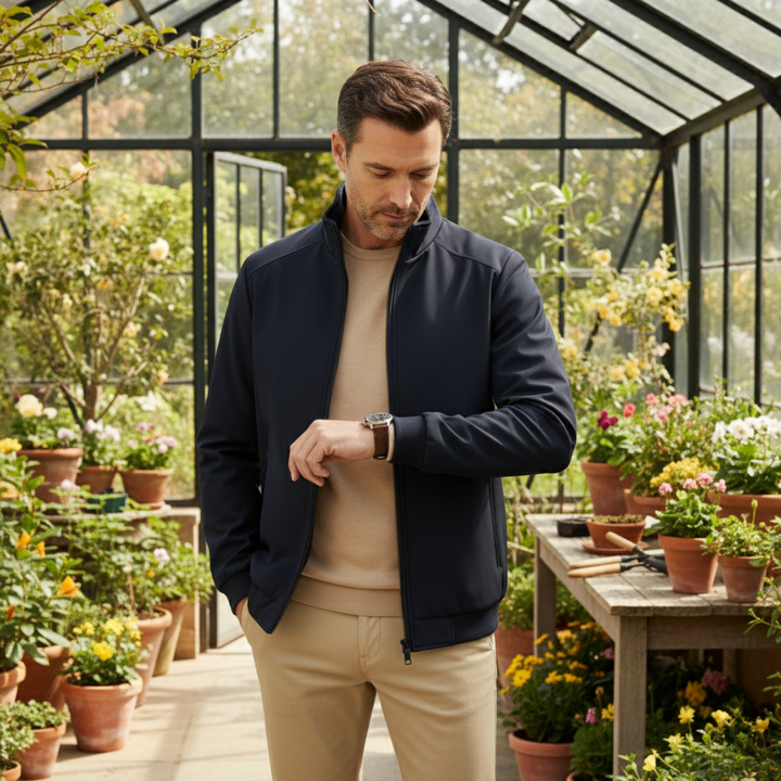 Freja Andersen | Herre Elegant varm Fleece Lining jakke