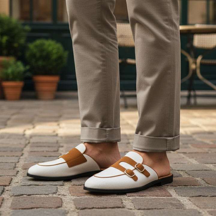 Henley Mule - herre Slip On loafers in Canvas