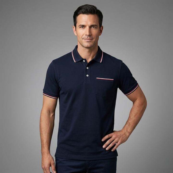 Freja Andersen | Herre stilren golfpoloshirt