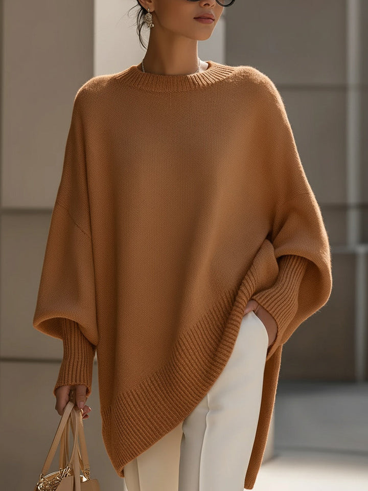 Aster | Oversized ponchotrøje — 2