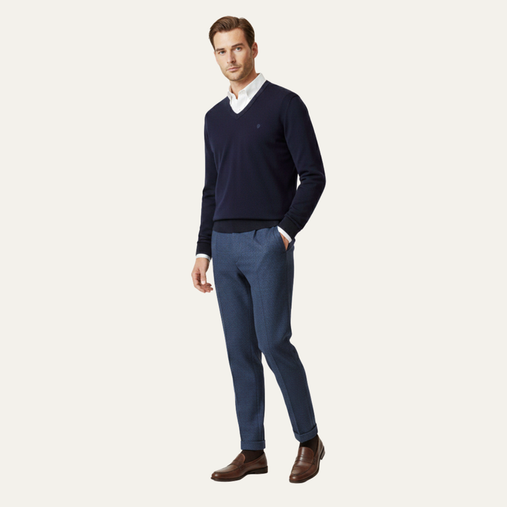 Hawkington | Herre vintage uld sildeben Straight Leg bukser