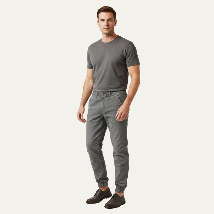 Freja Andersen | Herre slim fit Utility afslappet bukser