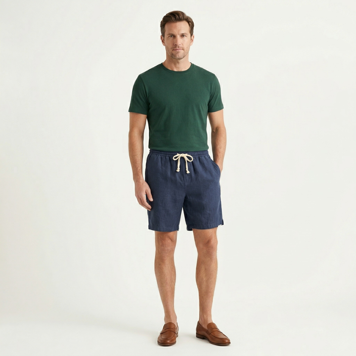 Freja Andersen | Herre afslappet slim fit snøre strandshorts