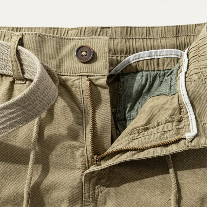 Freja Andersen | Herre afslappet Utility bomuld Cargo shorts