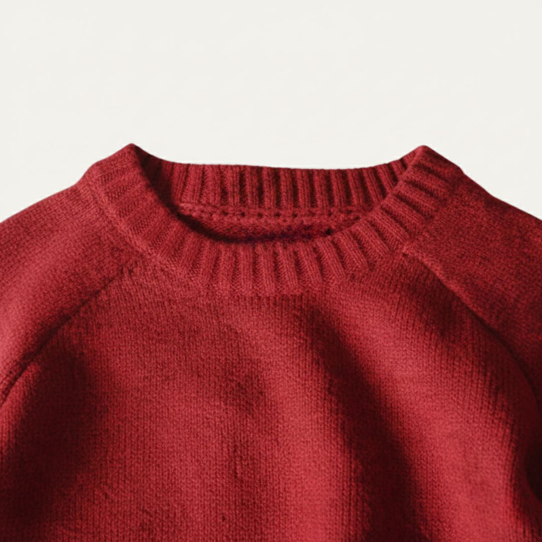 Briarwood | Herre Oversized strik trøje med Elbow Patches