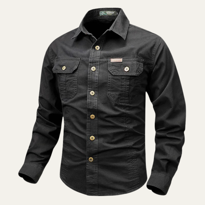 Norcia | Herre Military Tactical skjorte med lommer
