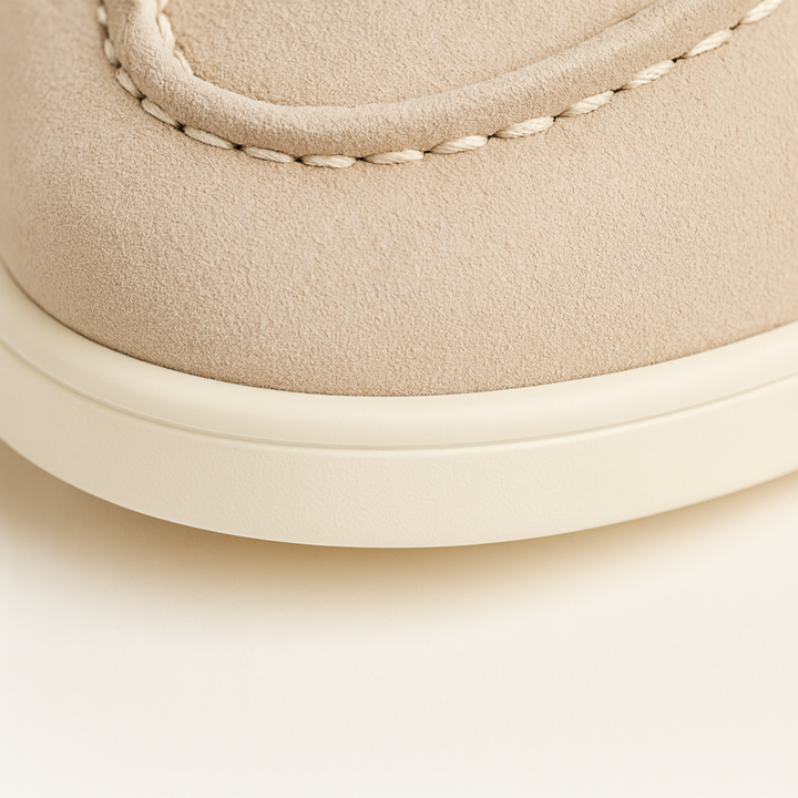 Ashbourne ruskind loafers til mænd