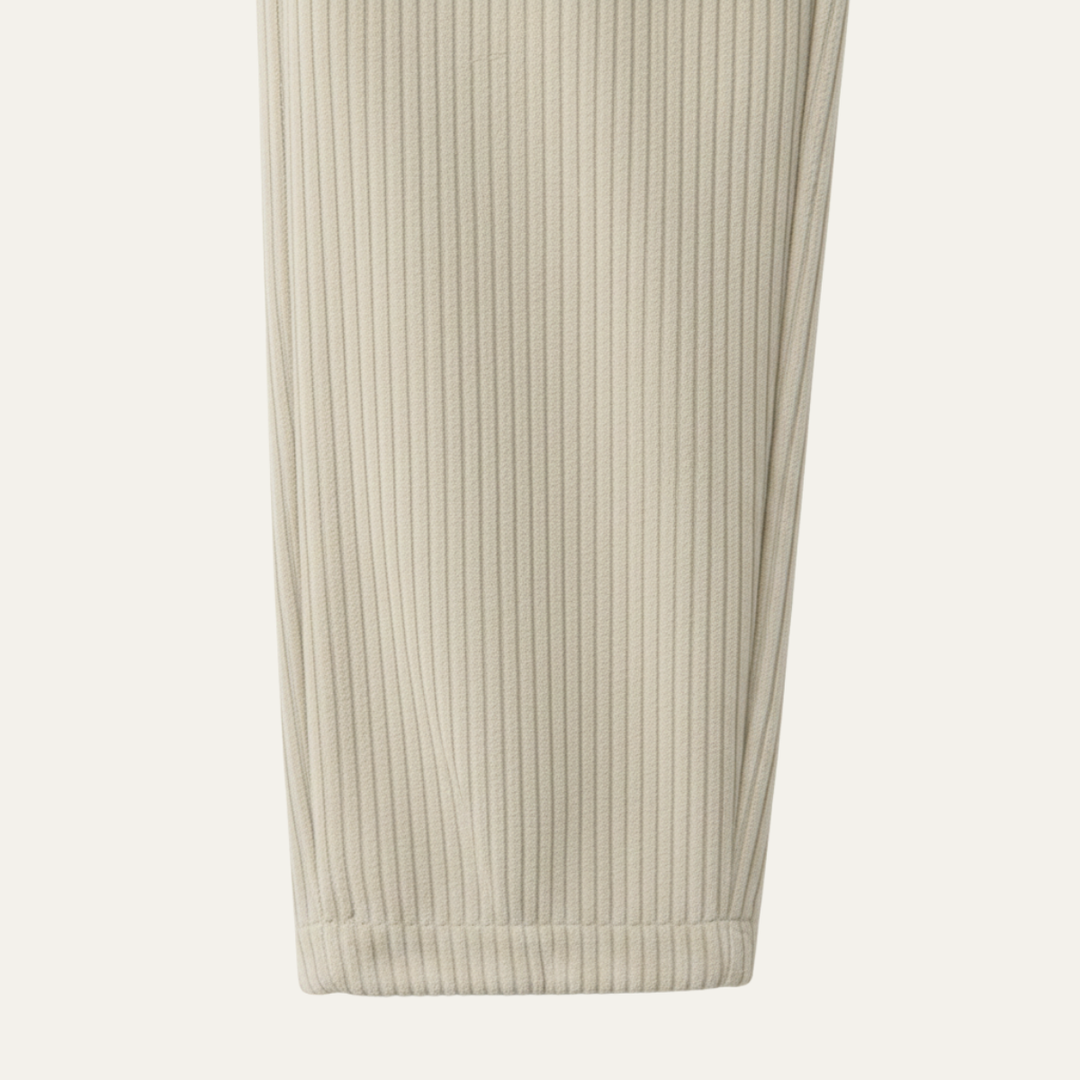 Freja Andersen | Herre afslappet Ribbed slim fit let bukser