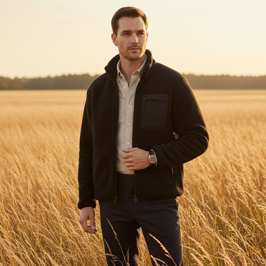 Freja Andersen | Herre udendørs varm Zip Up Fleece jakke