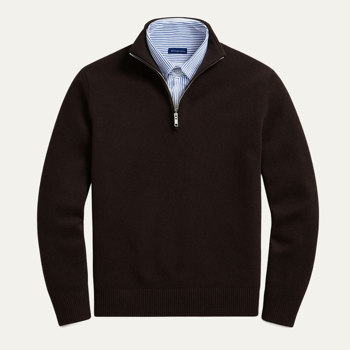 Bronx moderne kvart lynlås trøje til mænd