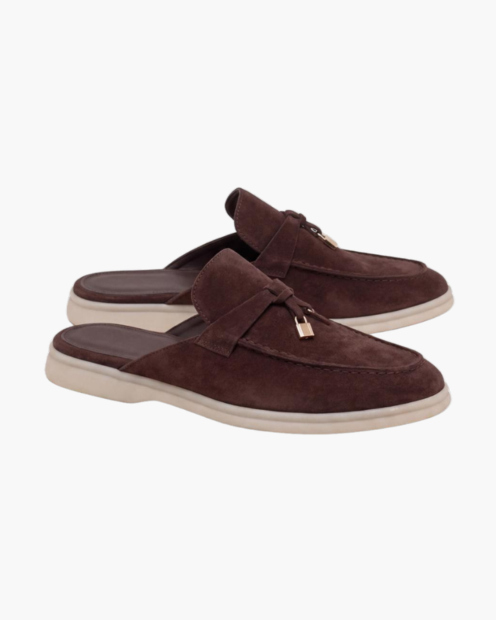 brun Suède Mediterranean Mule