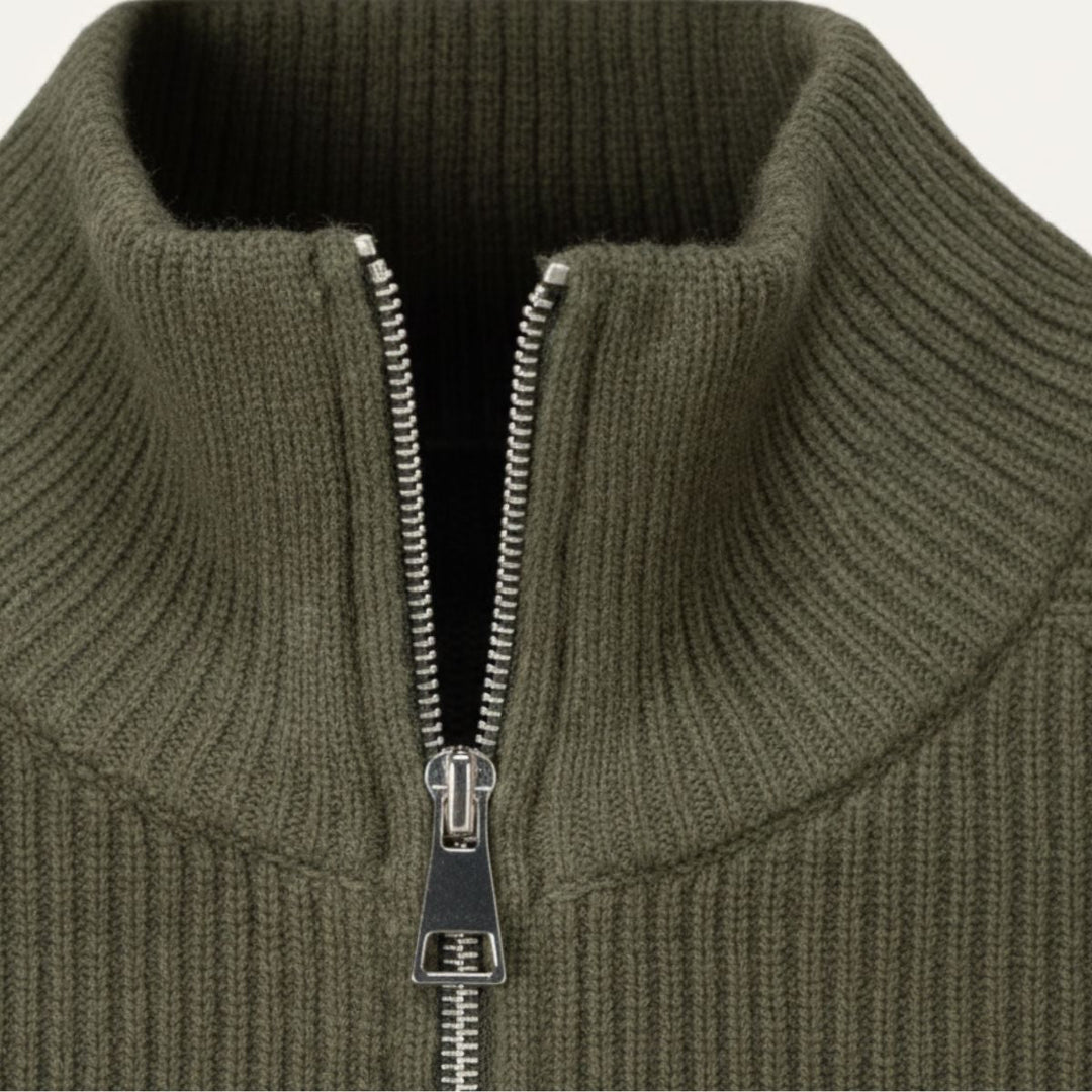 Richmond | Herre Elegant merino uld Zip Up cardigan