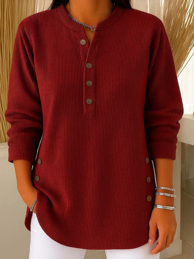 Neva™ | Henley tunika med knap — 3