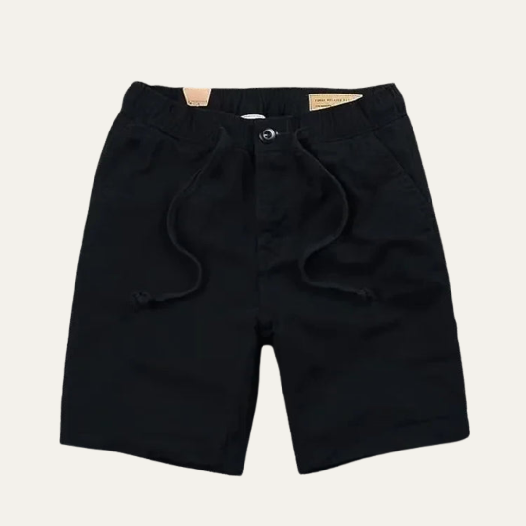 Freja Andersen | Herre afslappet Premium bomuld snøre shorts