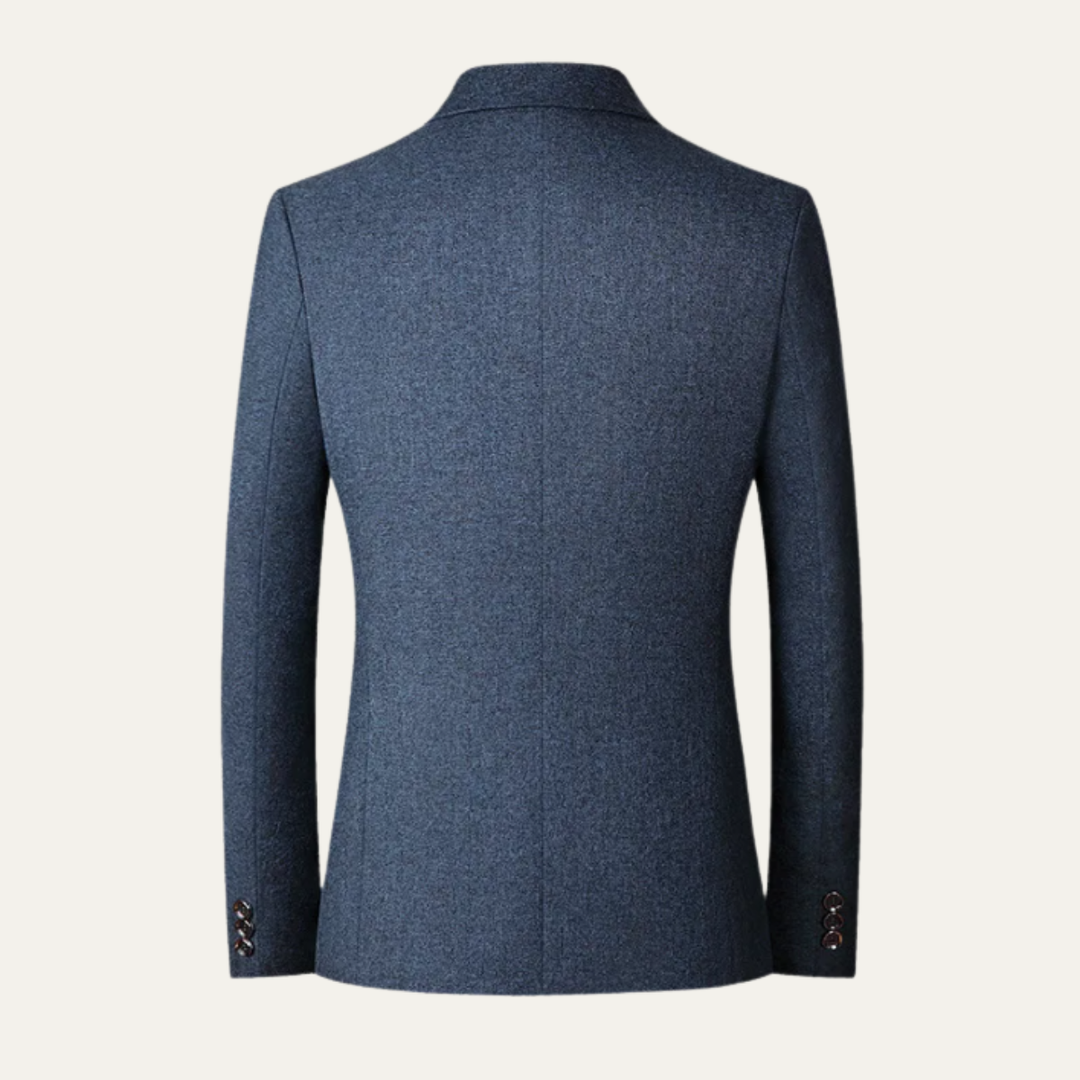 Freja Andersen | Herre slim fit nedfaldskrave jakkesæt business blazer