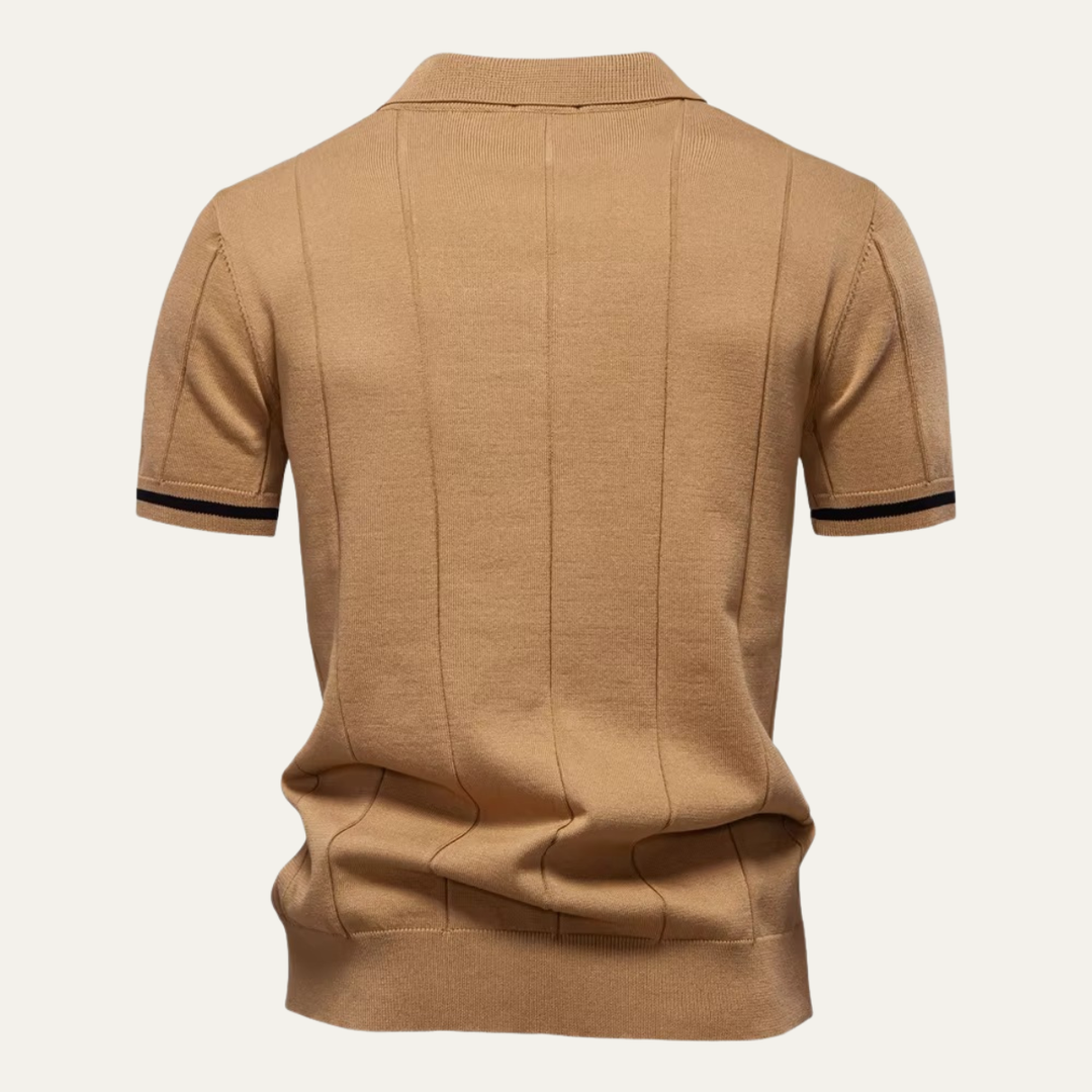 Freja Andersen | Herre kvart lynlås poloshirt