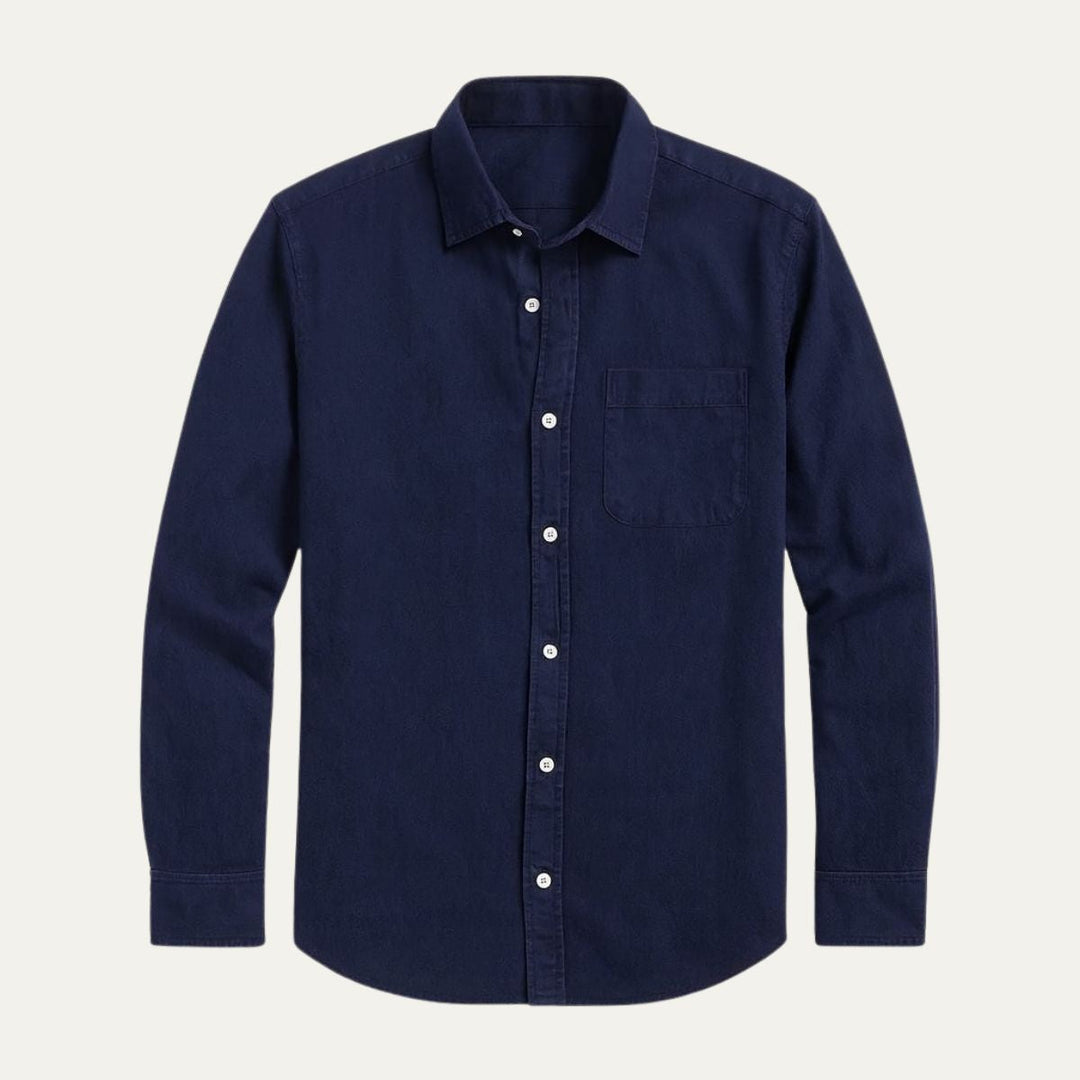 Boston afslappet denim skjorte til mænd