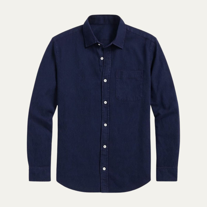 Boston afslappet denim skjorte til mænd