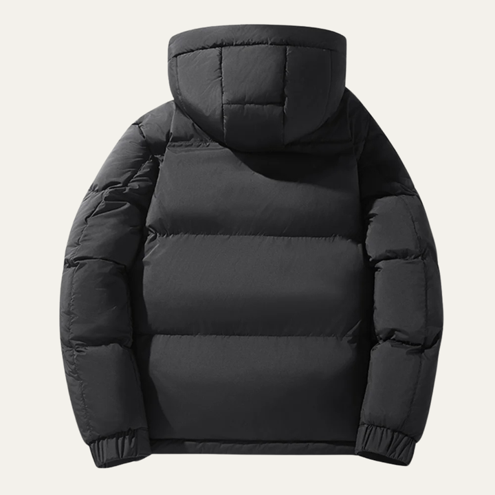 Freja Andersen | Herre trendy Detachable Hood løs pasform jakke