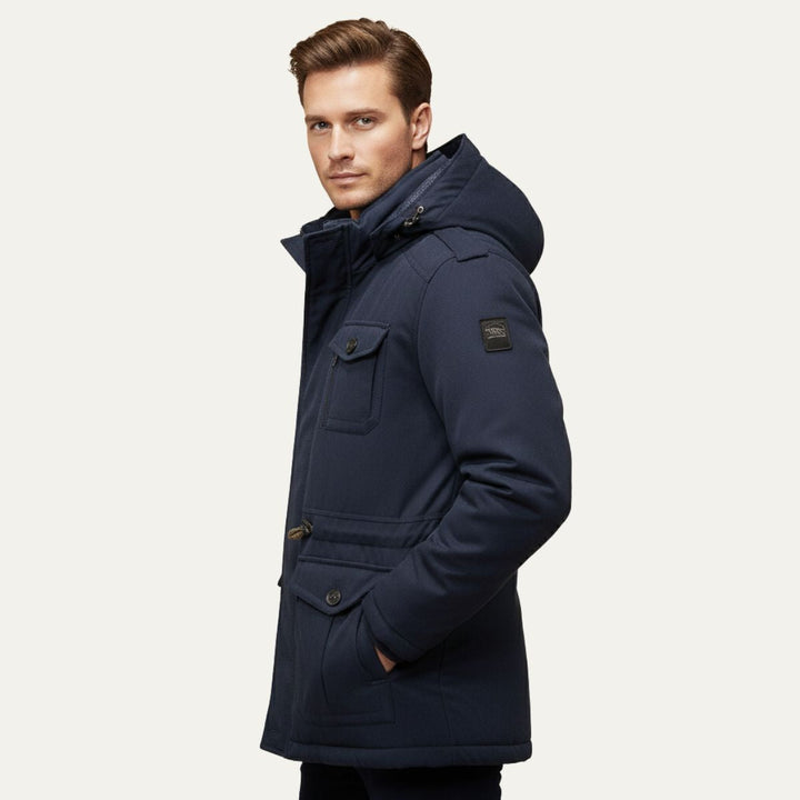 Freja Andersen | Herre Insulated vinter Parka jakke med Hood