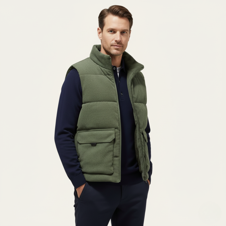 Freja Andersen | Herre fløjl Lighweight quiltet Gilet