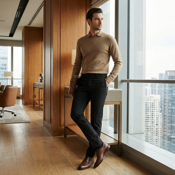Freja Andersen | Herre slim fit stretch Elegant pæne bukser