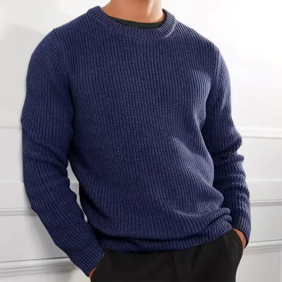 Tokyo merino uld Ribbed O Neck trøje