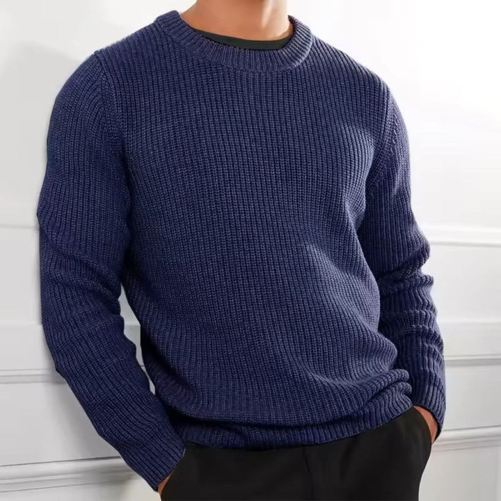 Tokyo merino uld Ribbed O Neck trøje