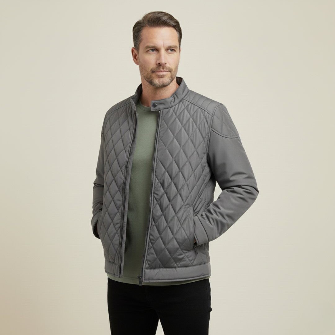 Freja Andersen | Herre vinter let Padded quiltet jakke