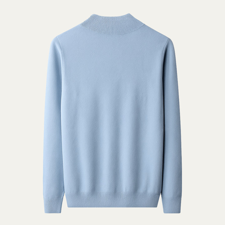Taranto | Herre Plain Mock Neck strik trøje