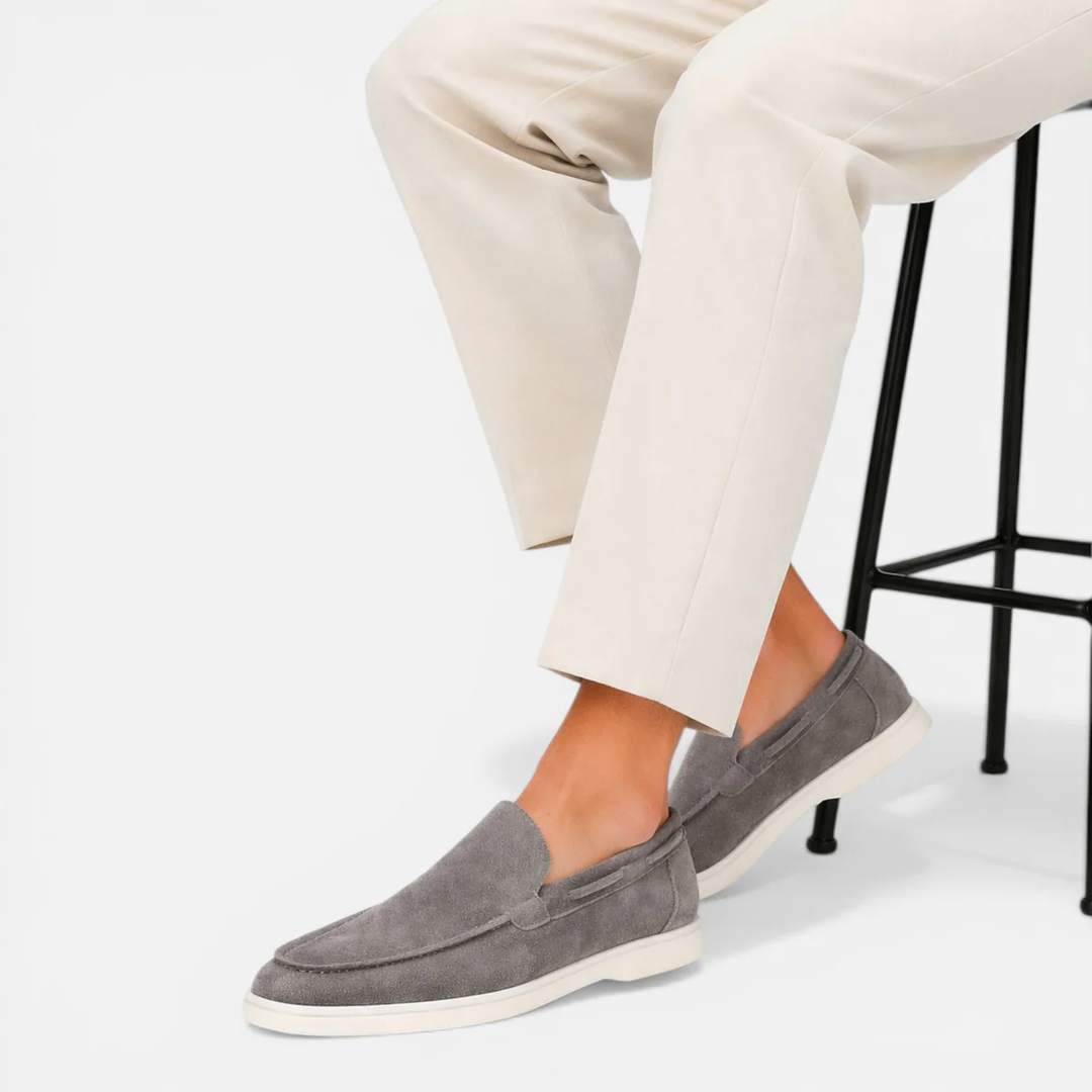 Freja Andersen | Herre ruskind afslappet loafers