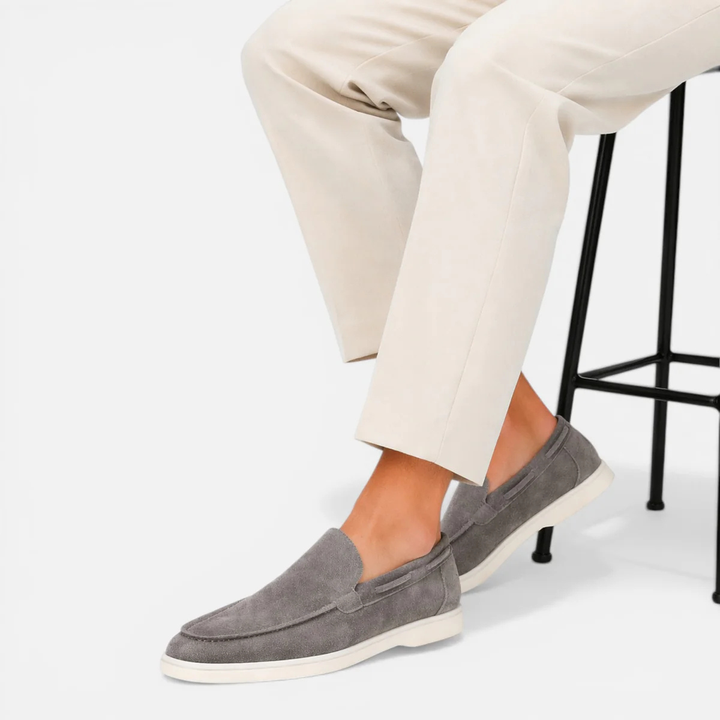 Freja Andersen | Herre ruskind afslappet loafers