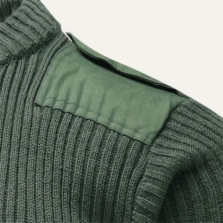 Posillipo | Herre vinter Ribbed V-hals Workwear trøje