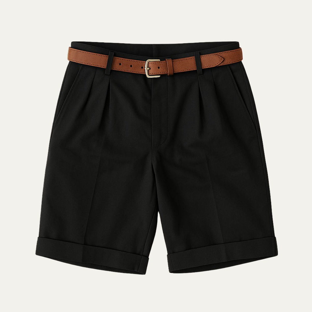 Henwick hør shorts - skræddersyet sommer shorts til mænd