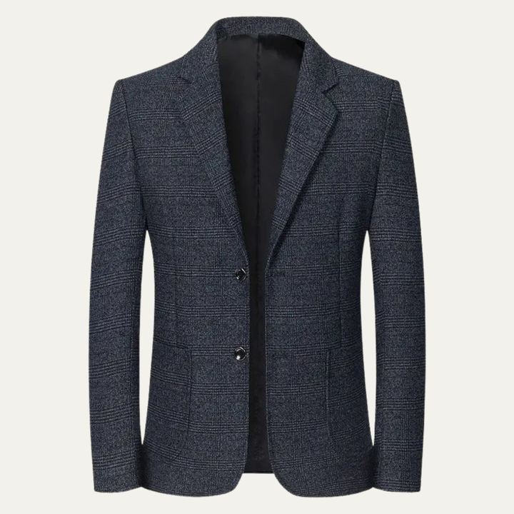 Freja Andersen | Herre klassisk Plaid blazer med Check Pattern