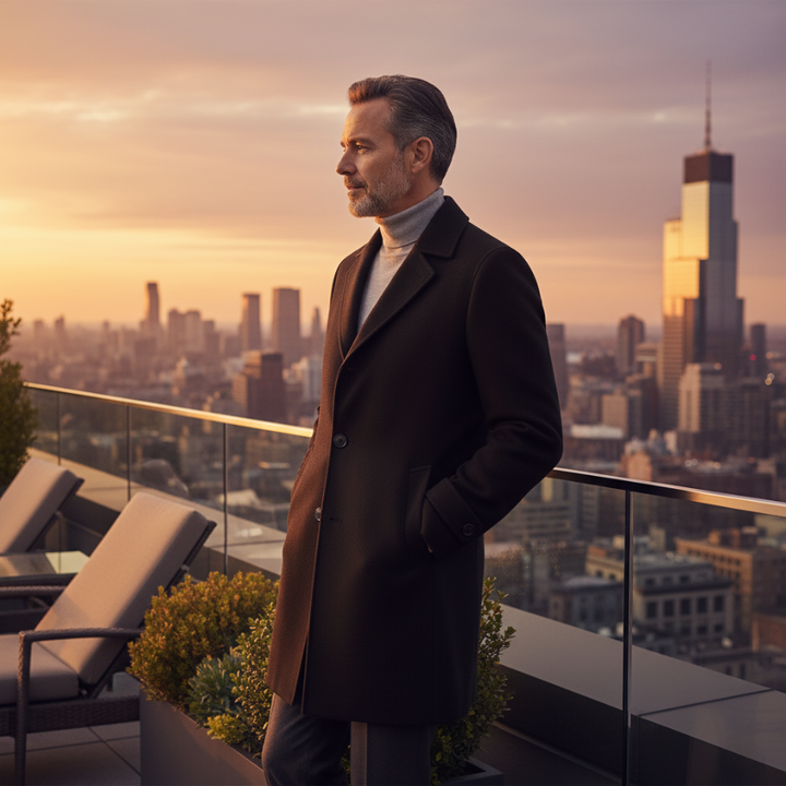 Oakcrest - herre stilren skræddersyet Overcoat