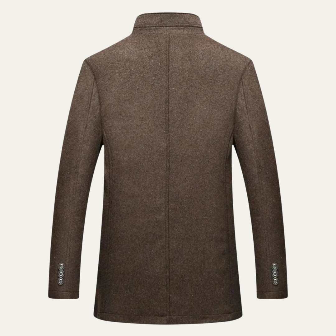 Freja Andersen | Herre uldblanding klassisk trenchcoat